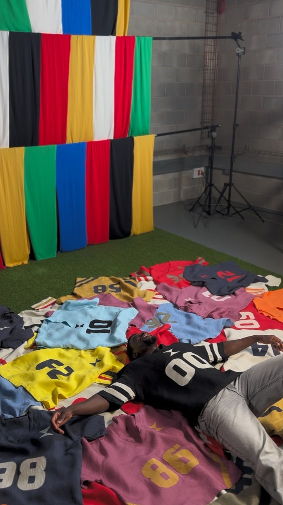 GANXO outfits during production